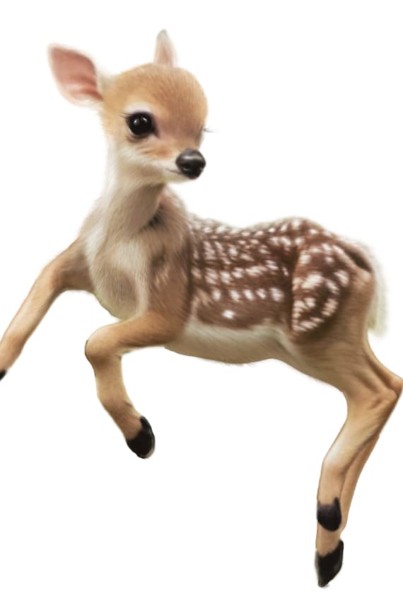SILITYSKUVA BAMBI 12,5x15,5cm ruskea